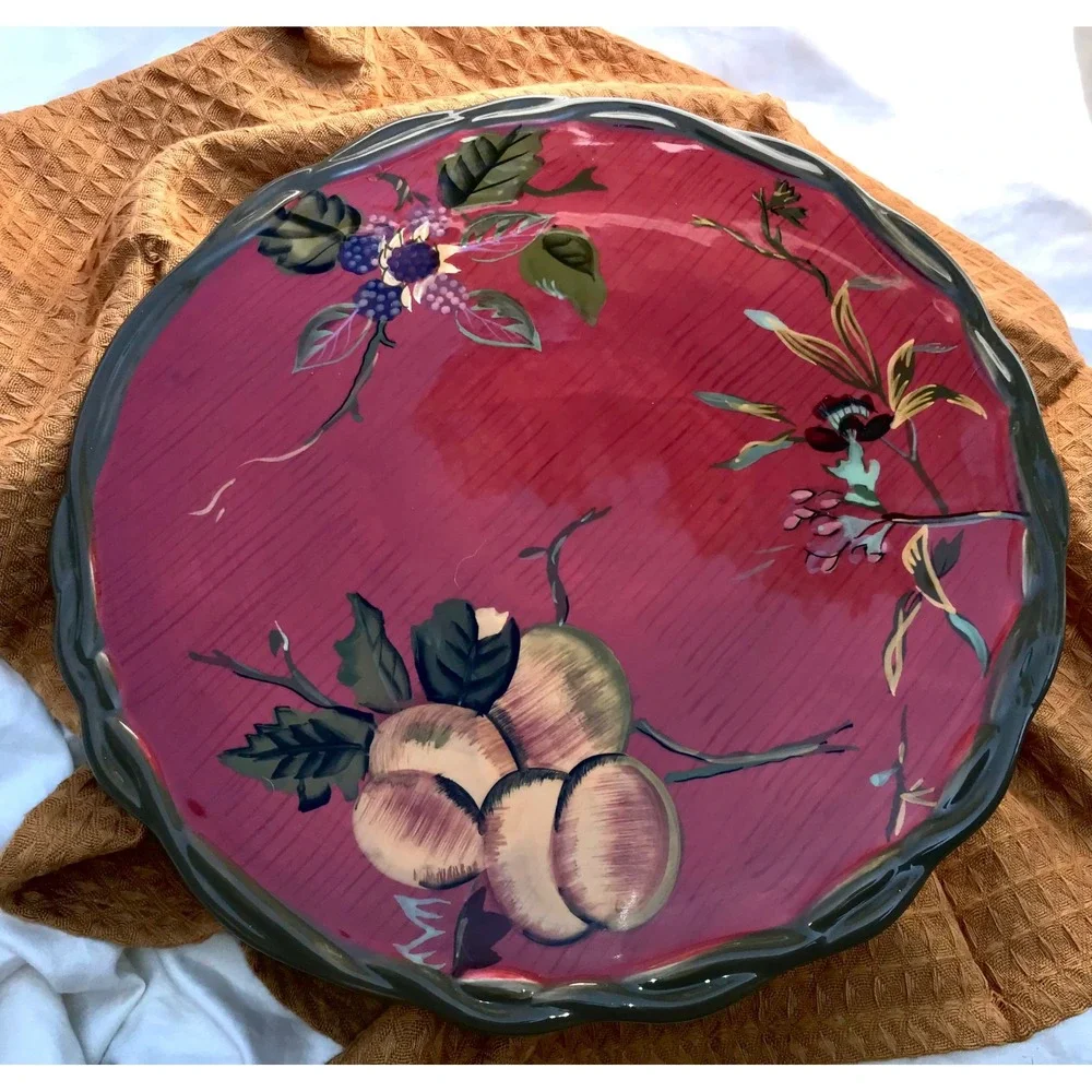 Tracy Porter Octavia Hill Ceramic Cake Stand Dream Delicious Cottagecore Rustic
